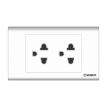 Ổ cắm đôi 3 chấu S18UE2