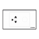 Ổ cắm đơn 3 chấu + 1 lỗ S18UEX