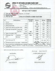 Xuất xưởng dây điện 2x2.5